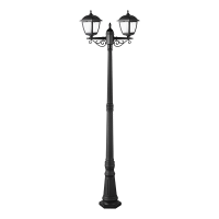 Baštenska svjetiljka-fenjer Paul 2xE27 maks. 60W crna Elmark
