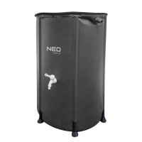 Rezervoar za vodu/kišnicu sa slavinom fi 60x88cm 250L crni Neo