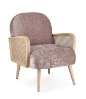 Fotelja Dalida 65x74x81cm roza Bizzotto