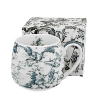 Šolja za čaj Orient Blue 430ml plavo-bijela u poklon pakovanju Duo