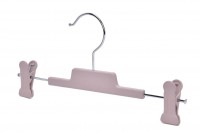 Vješalica za odjeću sa štipaljkama 3/1 30x13cm puder roza Eisho