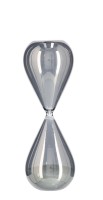 Pješčani sat Kronos Amber h 29.3cm transp. boja srebra Bizzotto