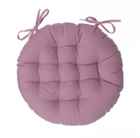 Jastuk za stolicu fi 38cm sa vrpcama rozi Atmosphera