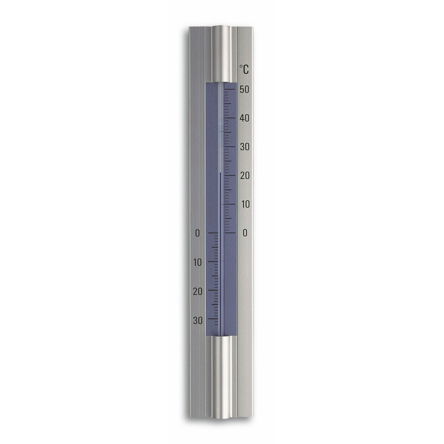 Termometar sobni/vanjski 50x14x300mm inoks TFA