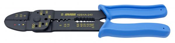 Kliješta za kablovske kontakte 1,5-6mm2 240mm 425/4A Unior