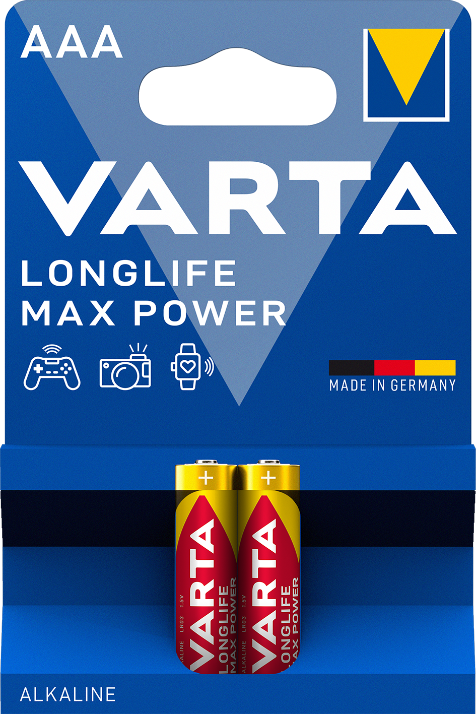 Alkalna baterija Longlife Max Power LR03 2/1 Varta