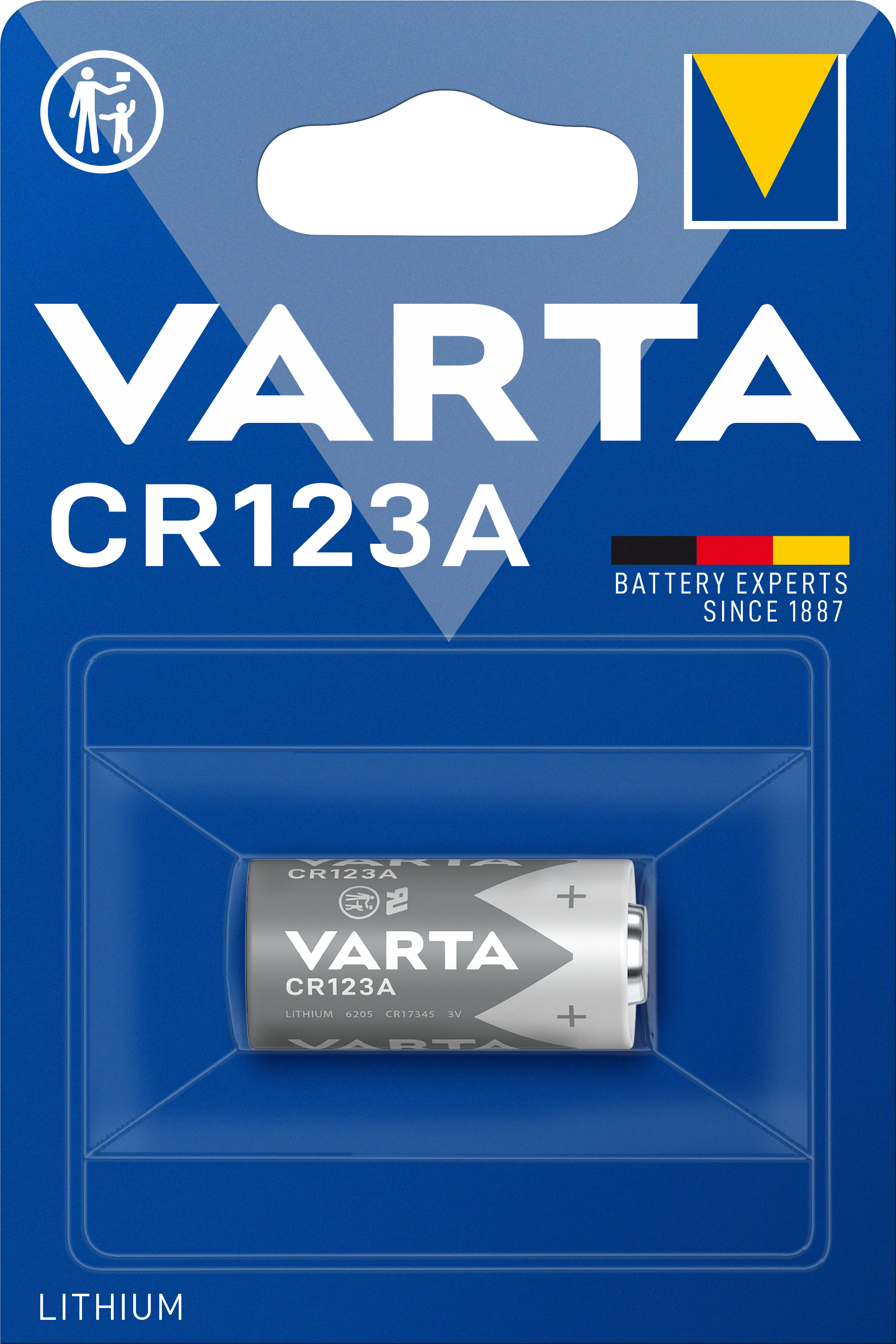 Litijumska baterija CR123A Varta