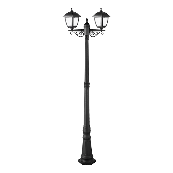 Baštenska svjetiljka-fenjer Paul 2xE27 maks. 60W crna Elmark