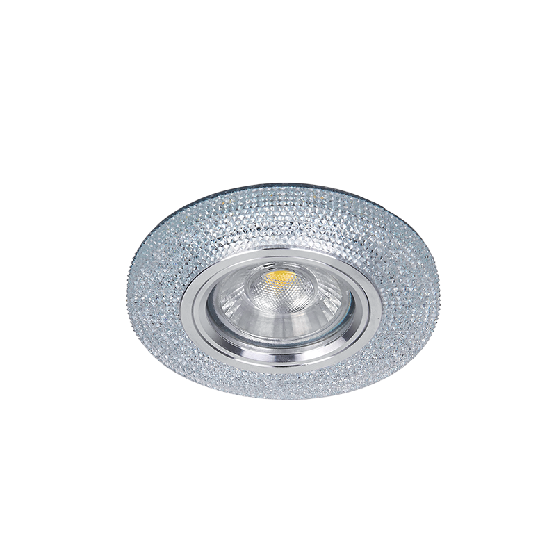 Spot dekor.lampa CR-772/CL MR16+LED 3W/4000K fi 100mm