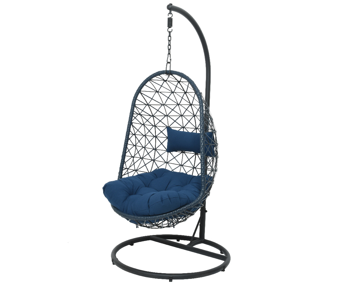 Bašt.stolica na ljuljanje-jaje Bologna 95x195cm tamno plava Kaemingk