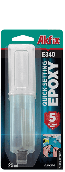 Brzovezujući 2K Epoxy lijepak E340 5min 2/1 Akfix