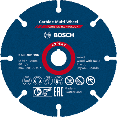 Rezna ploča Expert Carbide Multi fi 76x10mm Bosch