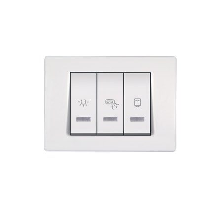 Indikator za kupatilo 10/2x16A 250V horizontalni bijeli