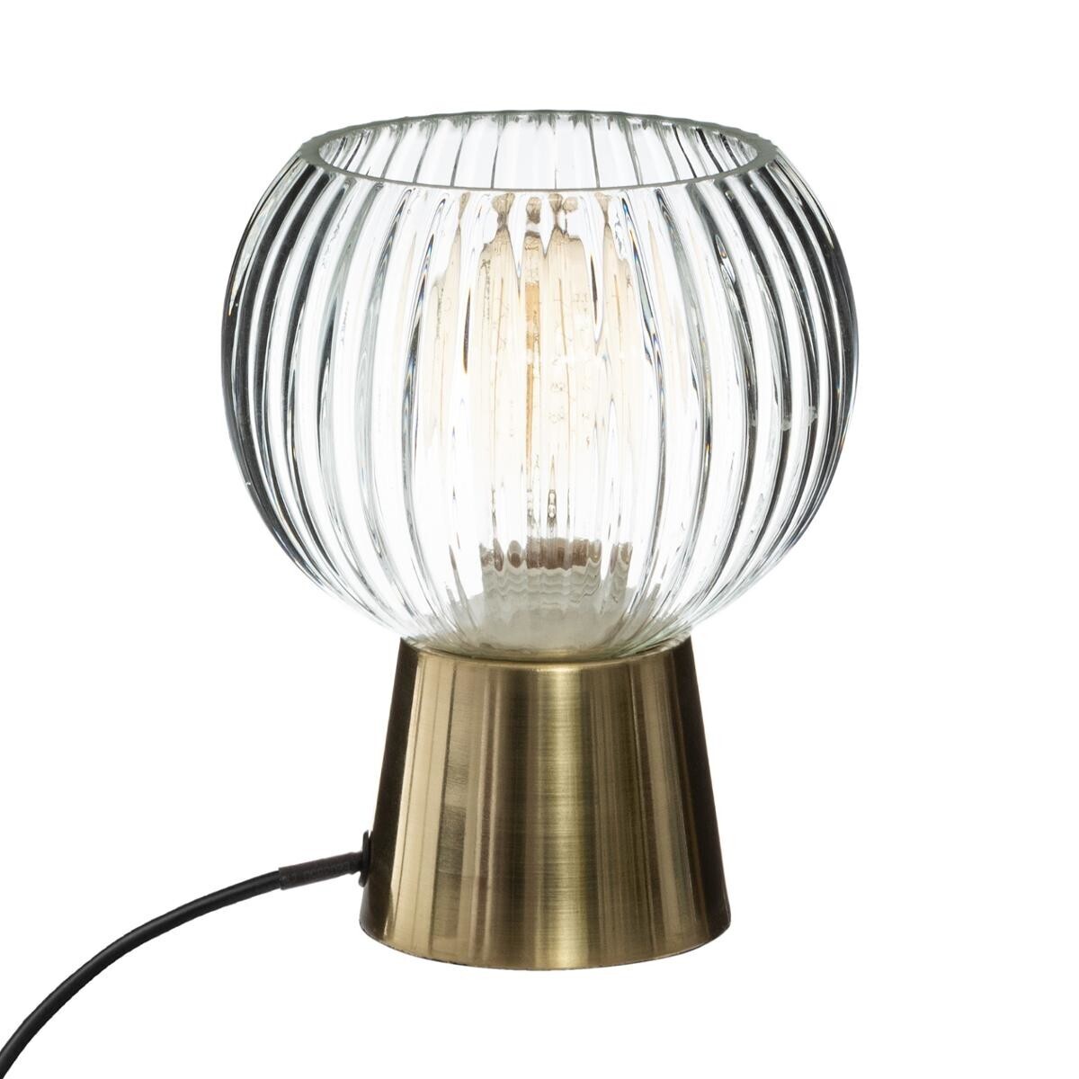 Stona lampa Laye 19.5cm E27 maks. 25W transp./boja zlata Atmosphera