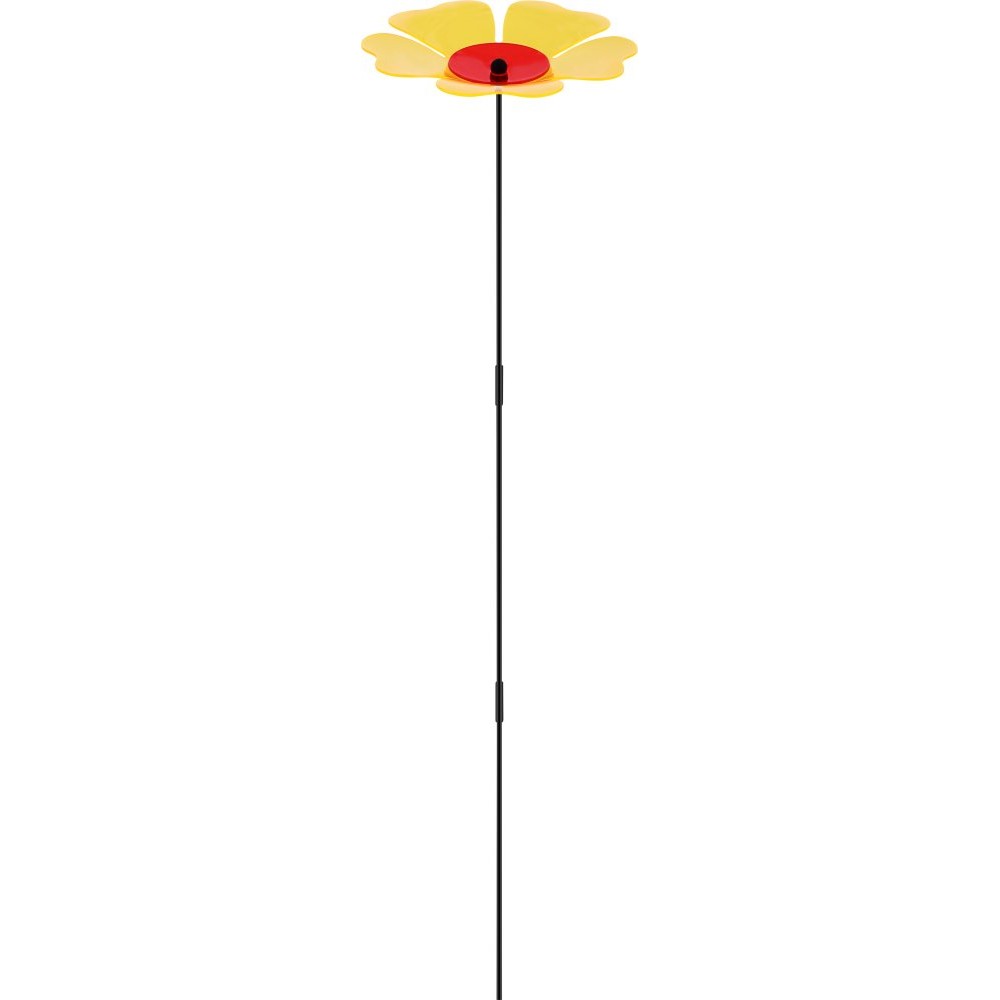Solarni cvijet žuti, akril, fi 27x120cm