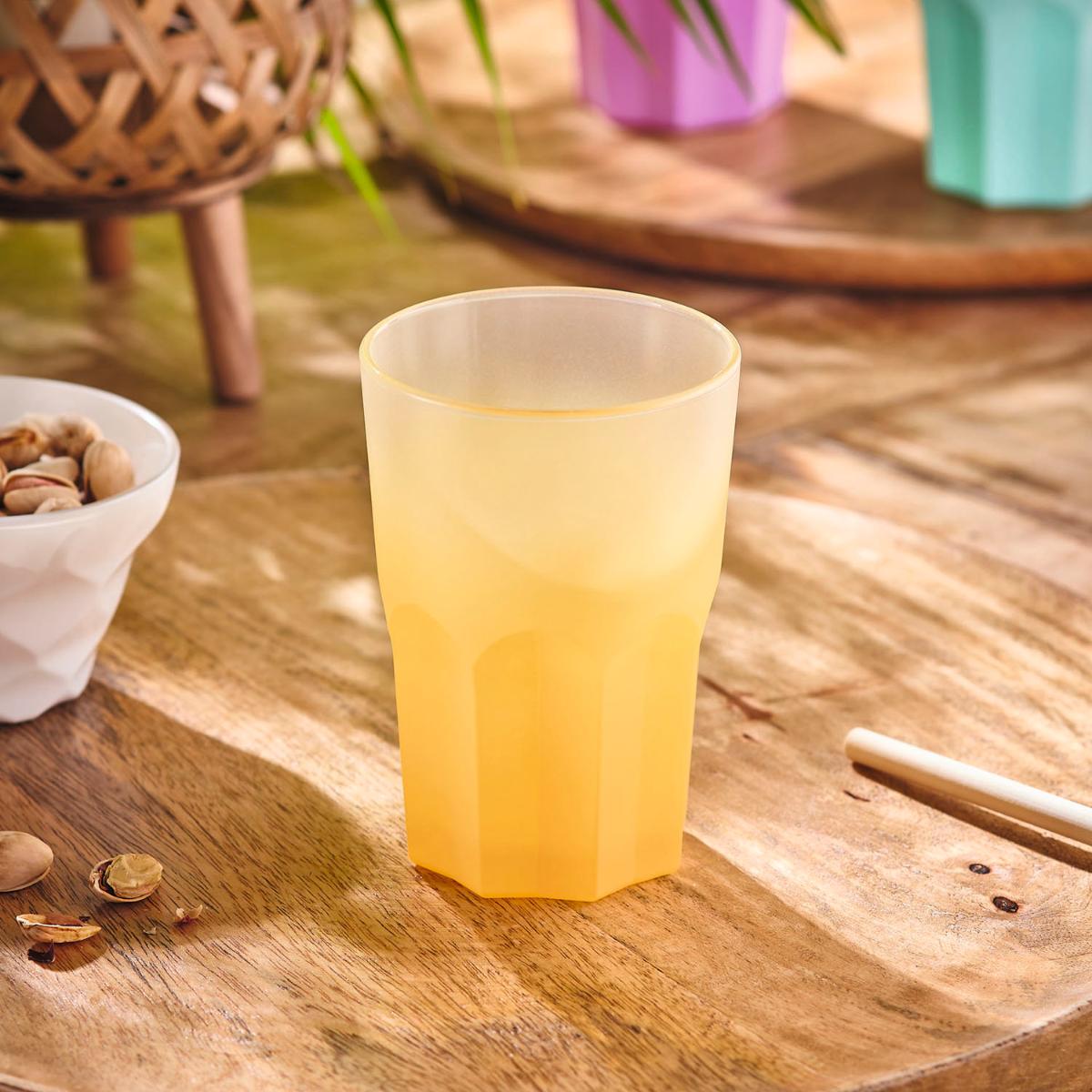 Čaša za vodu Summer pop Mimosa 400ml žuta Luminarc