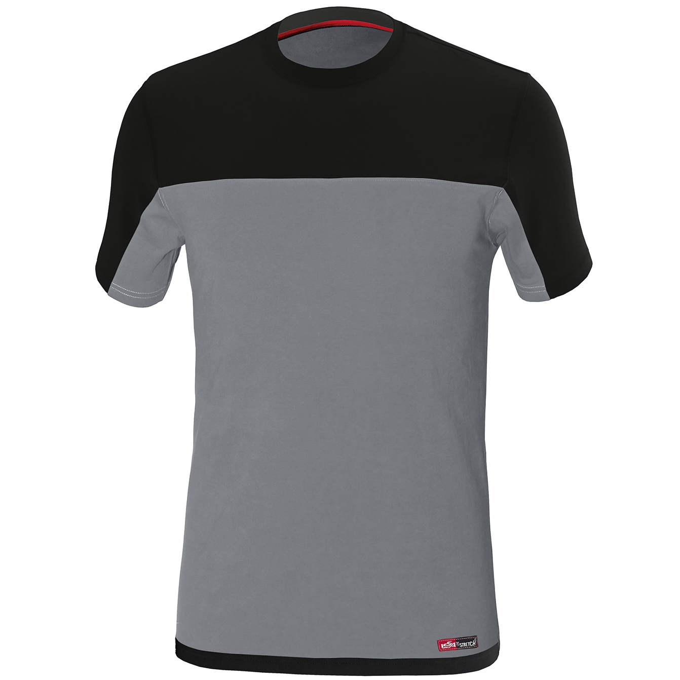 Muška majica kratki rukav vel. XL sivo/crna 180g/m2 I.Starter