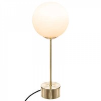 Stona lampa Dris 1x25W 43cm boja zlata/mliječno bijela Atmosphera