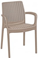 Baštenska stolica Bali Mono 55.5x58x83cm kapućino