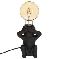 Stona lampa Monkey 1x40W E27 crna Atmosphera
