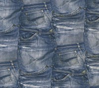 Zidna tapeta "Kids&Teens" 10.05x0.53m jeans Rasch