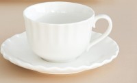 Šolja za kafu Onde 110ml sa tanjirićem bijela Easy Life