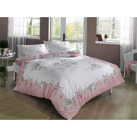 Posteljina Ranforce Madelyn za jedan krevet V02 roza
