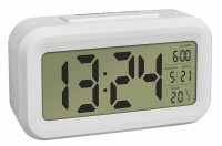 Digitalni stoni sat sa termometrom i alarmom Lumio bijeli 