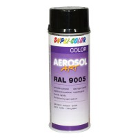 Lak sprej Aerosol Art RAL 9005 crni