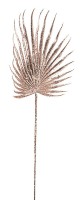 Dekorativni list palme 67cm boja rozog zlata Bizzotto
