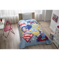 Ćebe za jedan krevet 160x220cm Licensed Superhero girls Tac