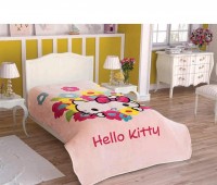 Ćebe za jedan krevet Licensed Hello Kitty Flowers 160x220cm
