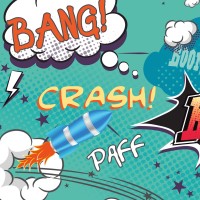 Dekor. folija Decor Bang Crash 45cm samoljepljiva Patifix