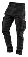 Radne pantalone sa džepovima Denim 410g/m2 vel. 3XL/56 crne Neo