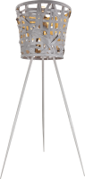 Podna lampa SALVADOR 1x60W E27 156cm siva Globo