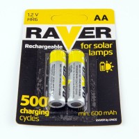 Punjiva baterija RAVER SOLAR HR6 1.2V AA 2/1 blister
