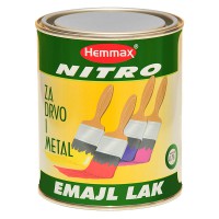 Hemmax Nitro emajl lak za drvo i metal bijeli 2.5l
