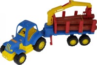 Dječija igračka Hardy traktor sa poluprikolicom za drva sort