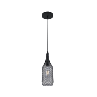 Plafonska svjetiljka-visilica Ken 1xE27 maks. 60W crna Elmark