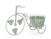 Držač za 1 saksiju Harriet u obliku bicikla zeleni Bizzotto