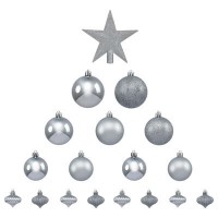 Novog. kićanka boja srebra sort 18/1 Feeric Lights and Christmas