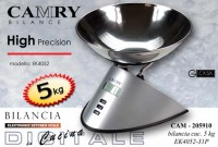 Digitalna kuhinjska vaga 5kg boja srebra EK4052-31P Gicos
