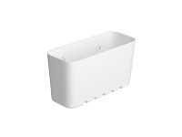 Zidna korpa za kupatilo Standard pvc bijela Tatay