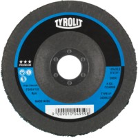 Brusna ploča 115x22.23mm za čišćenje korozije/boja/lakova Tyrolit