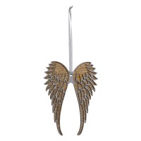 Novog. kićanka-krila anđela 7x10cm boja zlata/boja srebra Atmosphera