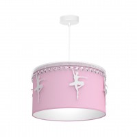 Plafonska svetiljka-visilica Baletnica 1xE27 60W roza Milagro