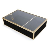 Kutija za nakit Penelope 23x14.5x5cm crna/boja zlata Atmosphera