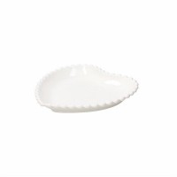 Tanjir za posluživ. u obliku srca Ornament Pearl  20cm bijeli Tognana